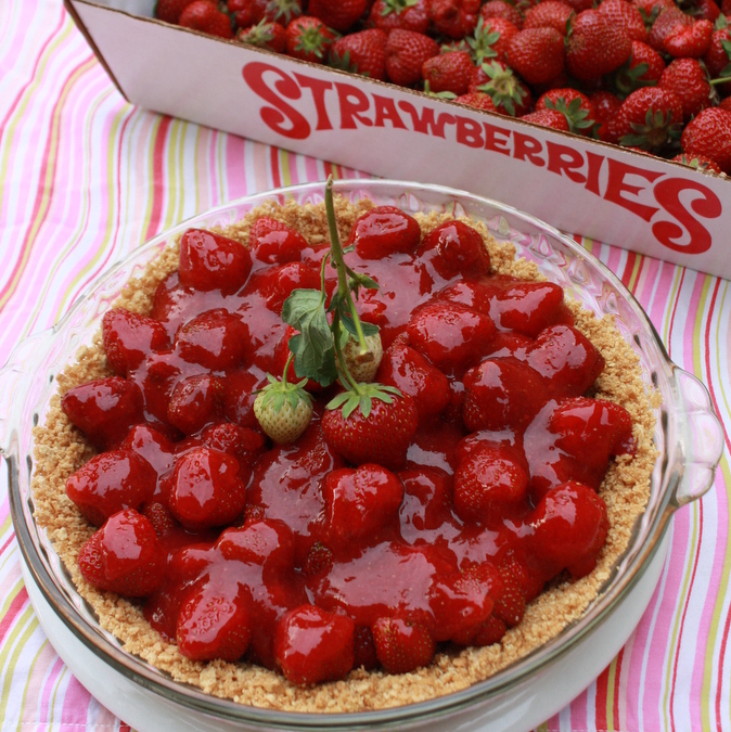 Strawberry Glace Pie | Teaspoon of Spice