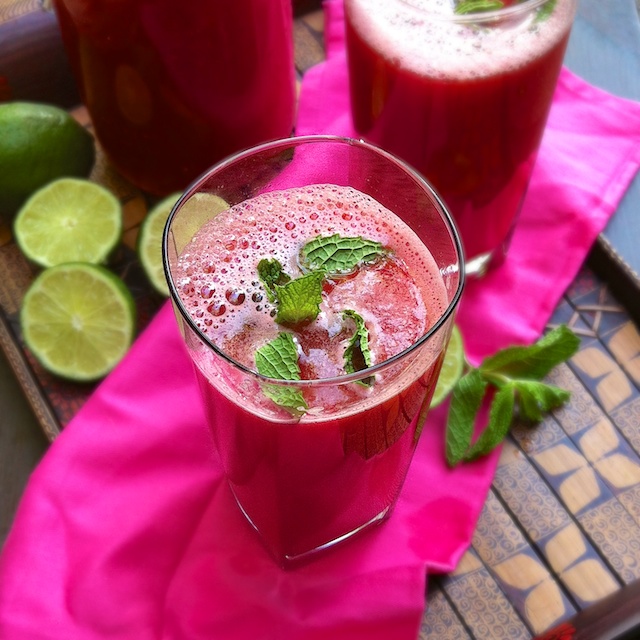 Watermelon Mojitos | Teaspoonofspice.com