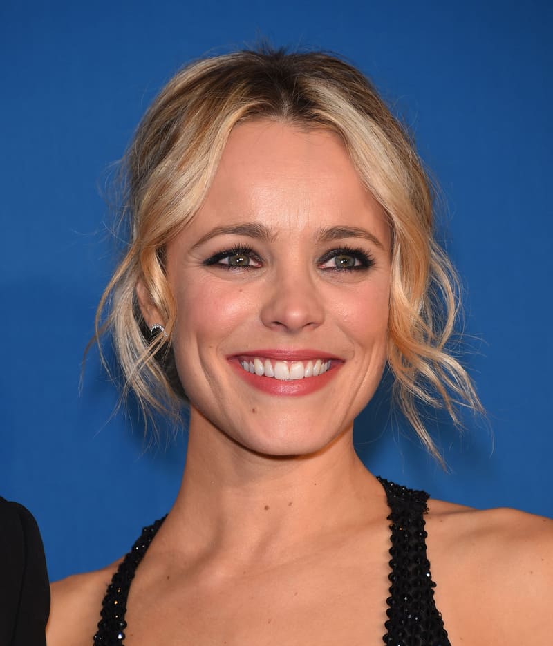 Rachel McAdams with Curtain Bangs