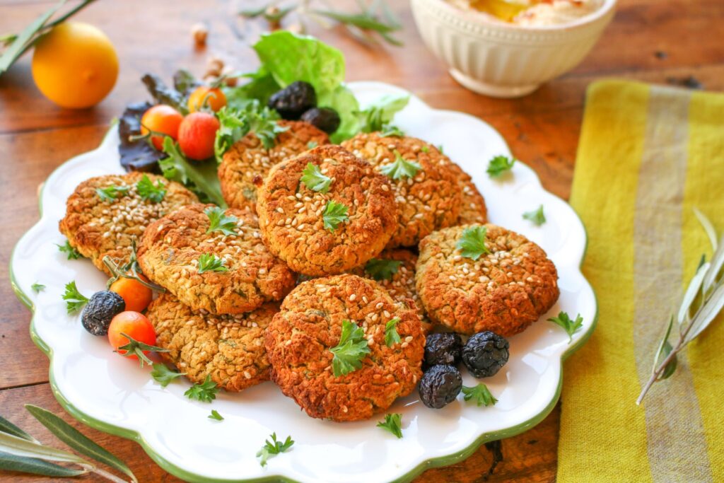 Easy Oven Baked Falafel